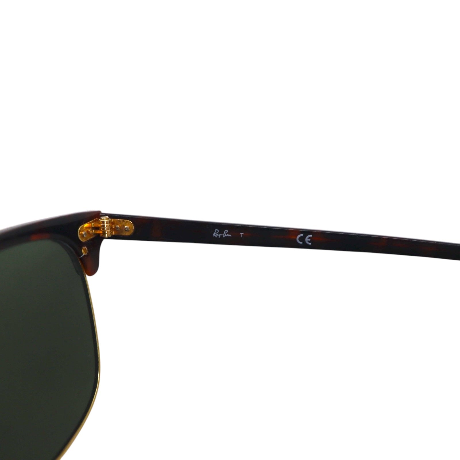 Ray-Ban Clubmaster CLUBMASTER Occhiali da sole a mezza montatura marroni RB3016 W0366 51-21 3N