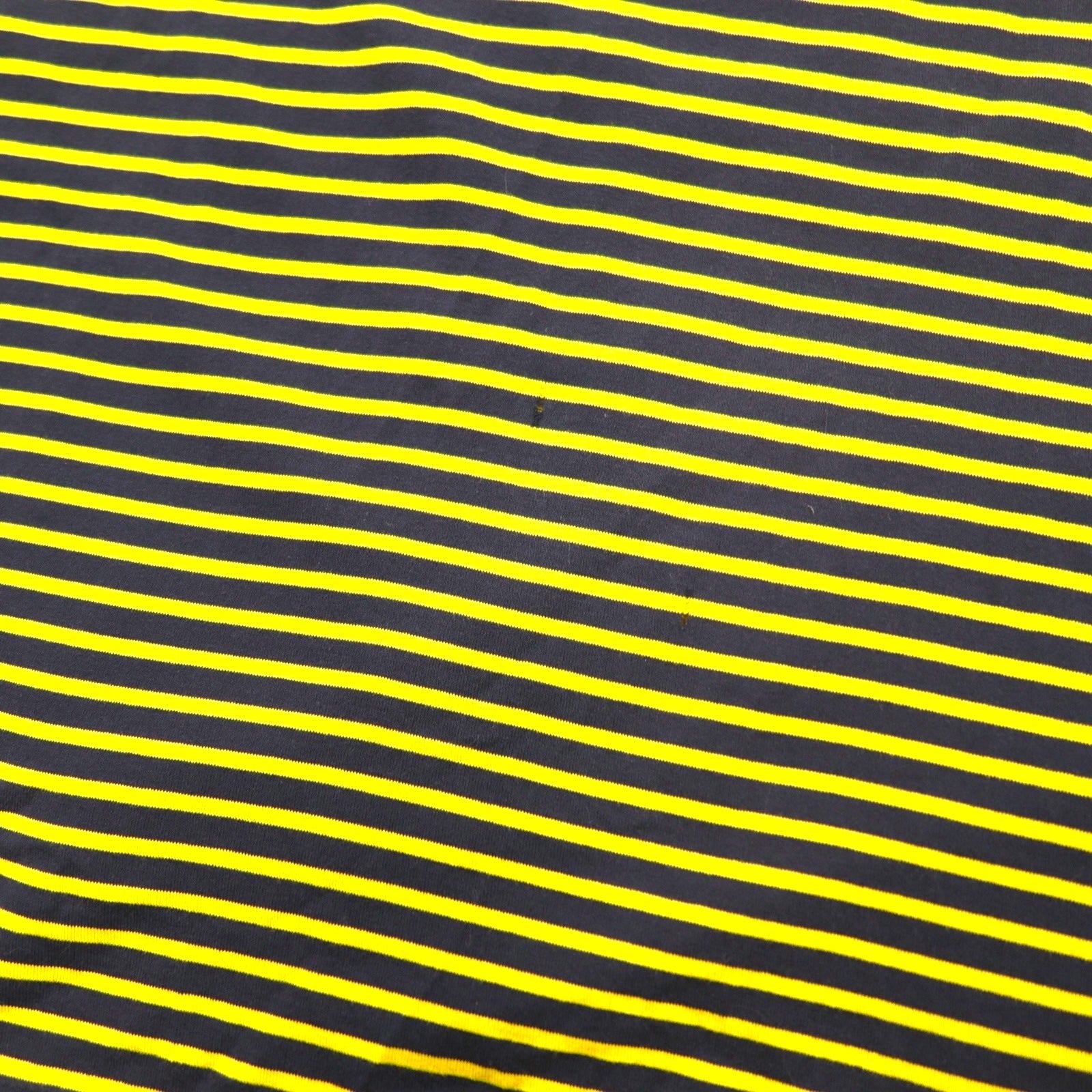 POLO RALPH LAUREN Polo a righe in cotone Pima M Giallo Navy con ricamo a cavallo PRO FIT