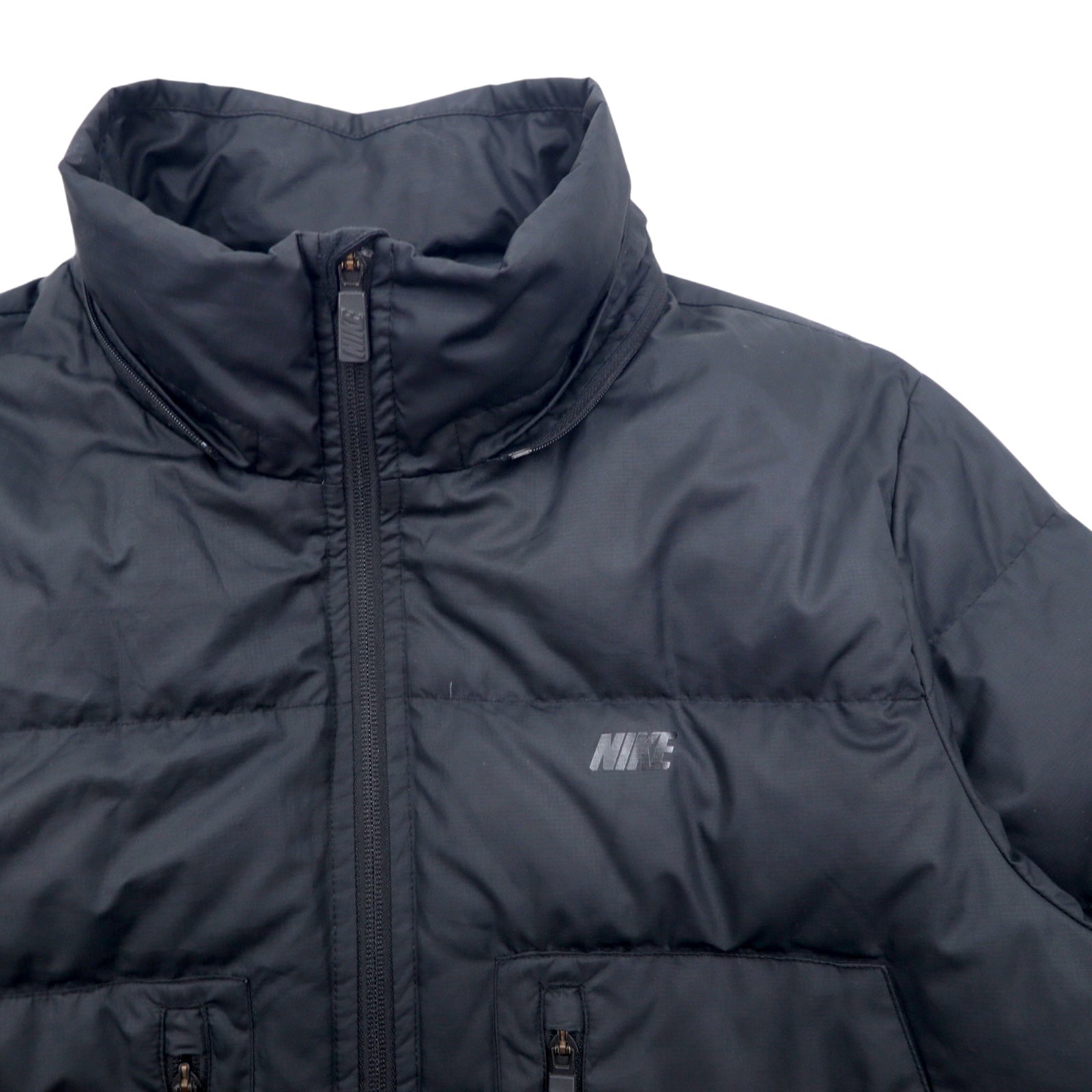 NIKE Giacca piumino staccabile 550 fill power taglia L nero doppia cerniera coulisse 546051-010