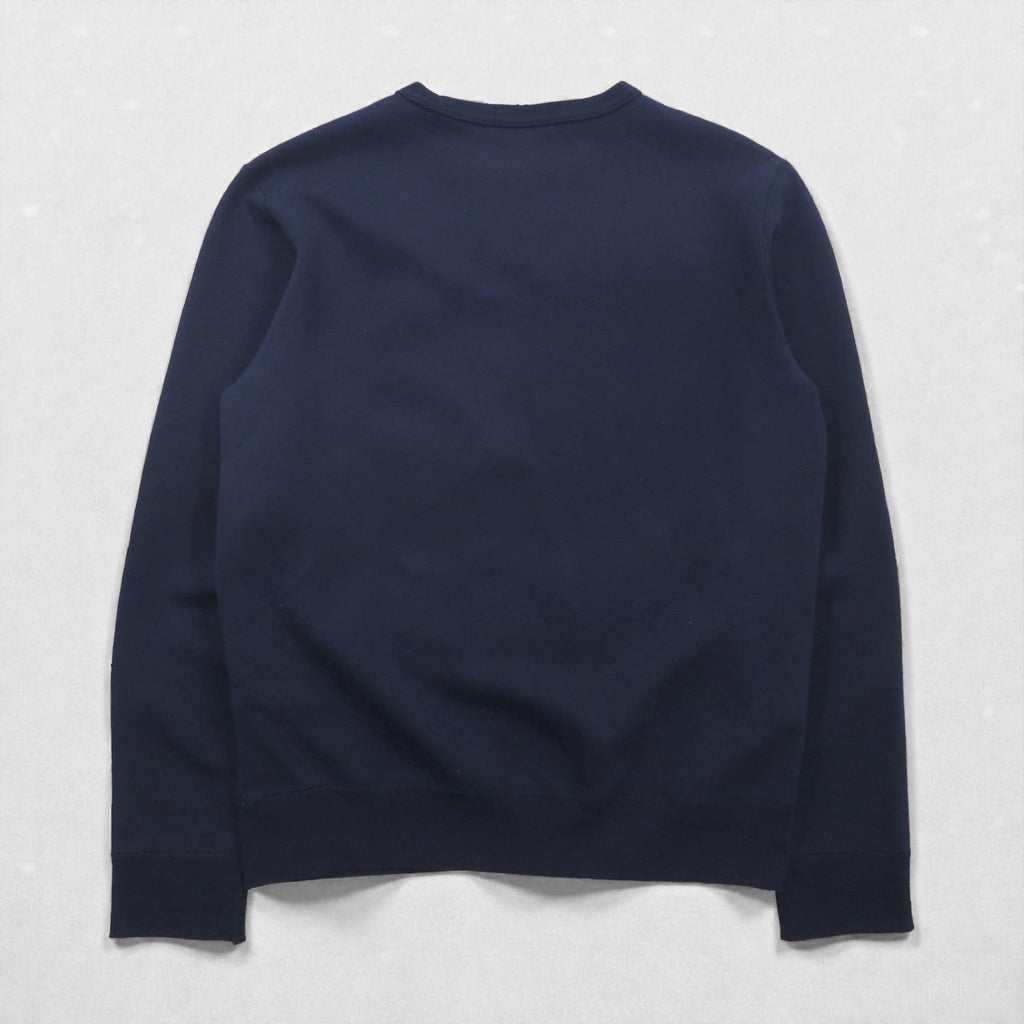 Polo Ralph Lauren ビッグポニー 刺繡 前V スウェット トレーナー S ネイビー コットン