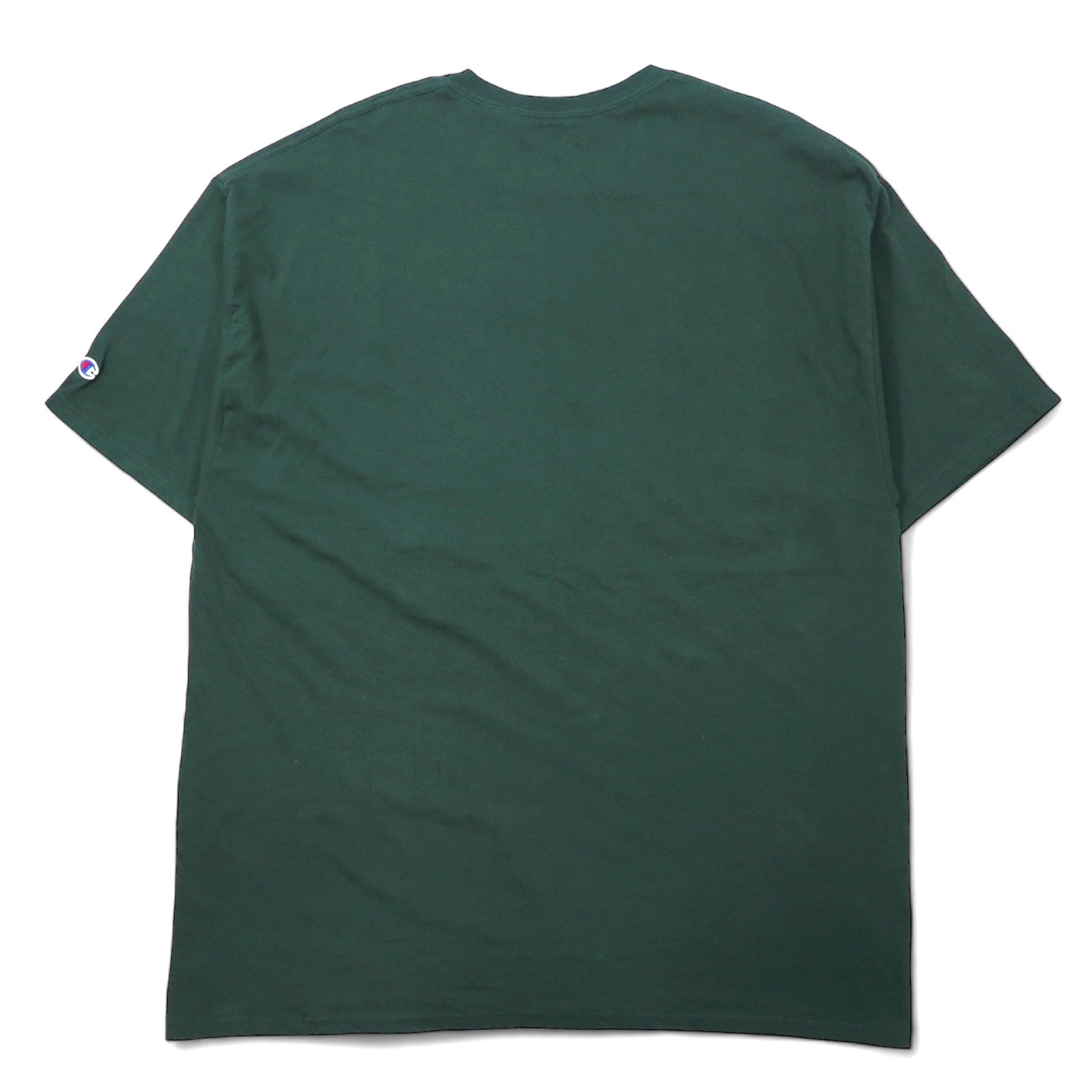 Champion T-shirt stampa college 2XL verde cotone WILLIAM & MARY oversize Prodotto a El Salvador Articolo nuovo con etichette