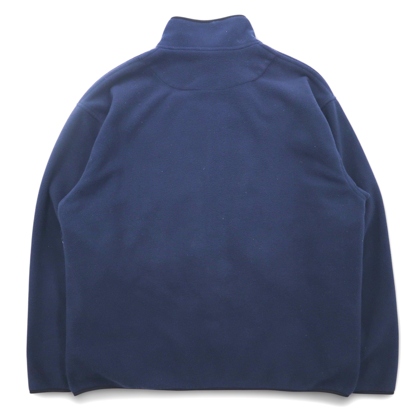 Champion giacca in pile con mezza cerniera L navy poliestere ricamo logo monocromatico