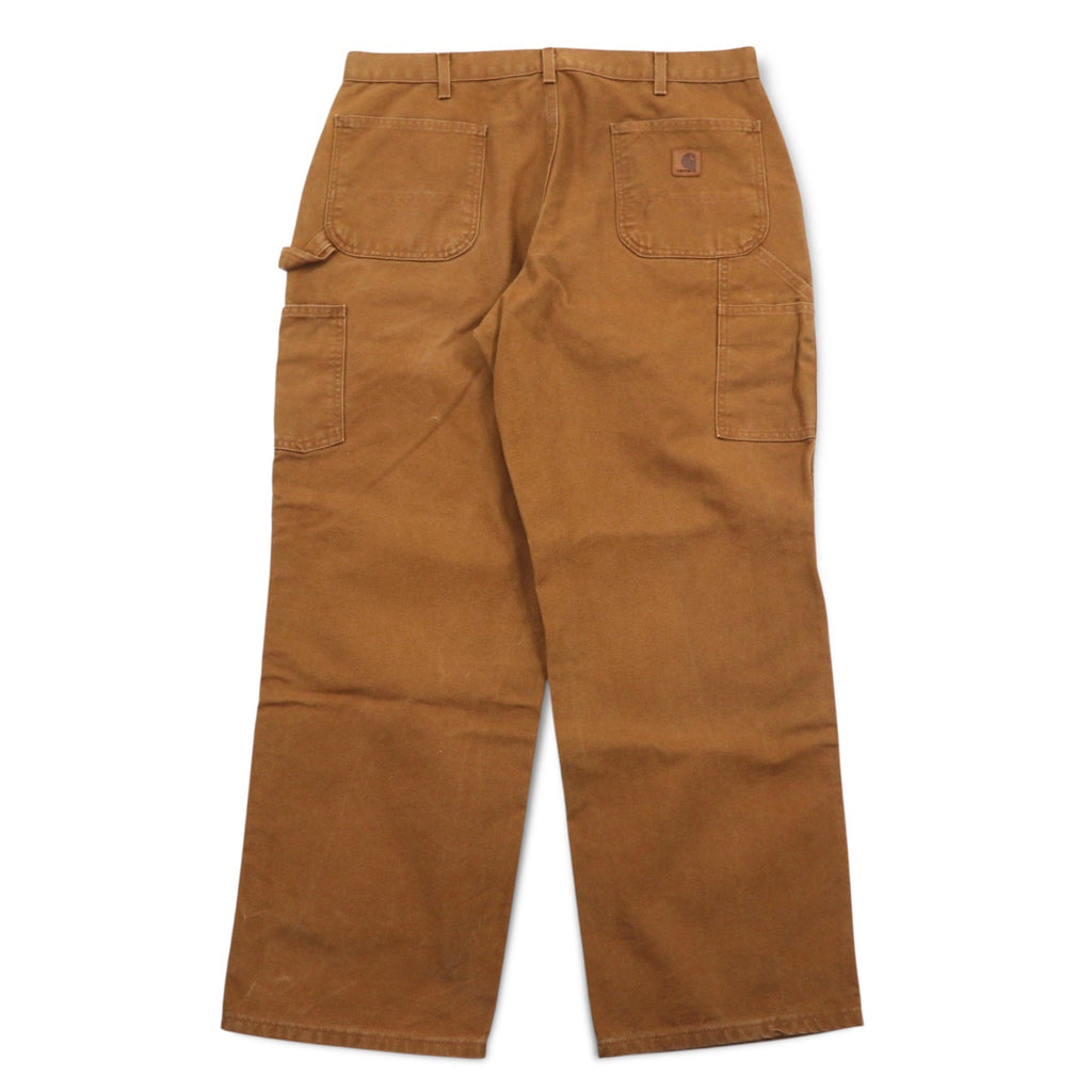 Carhartt pantaloni pittore loose fit in tela marrone lavato B11-BRN, Made in Mexico