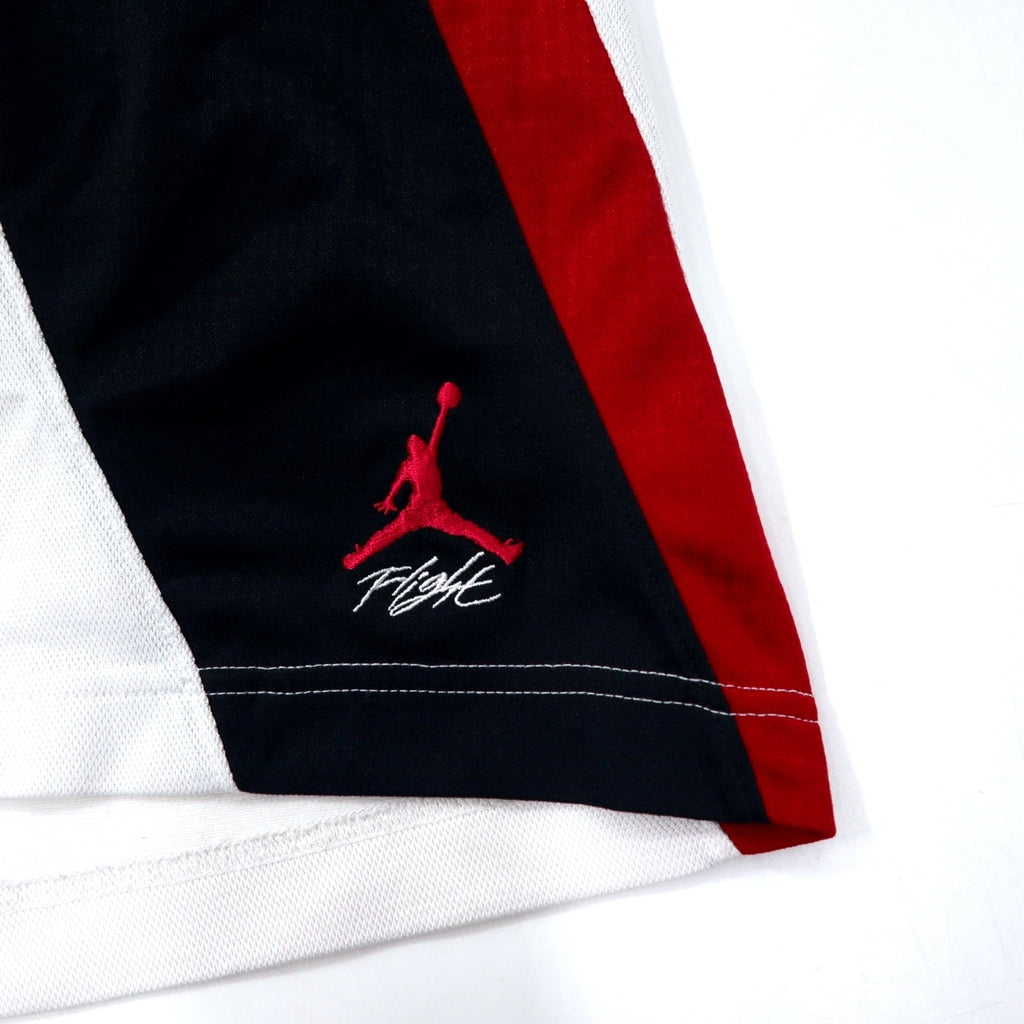 JORDAN BRAND (NIKE) Pantaloncini da gioco Pantaloncini corti da basket XXL Bianco Poliestere DRI-FIT Jumpman