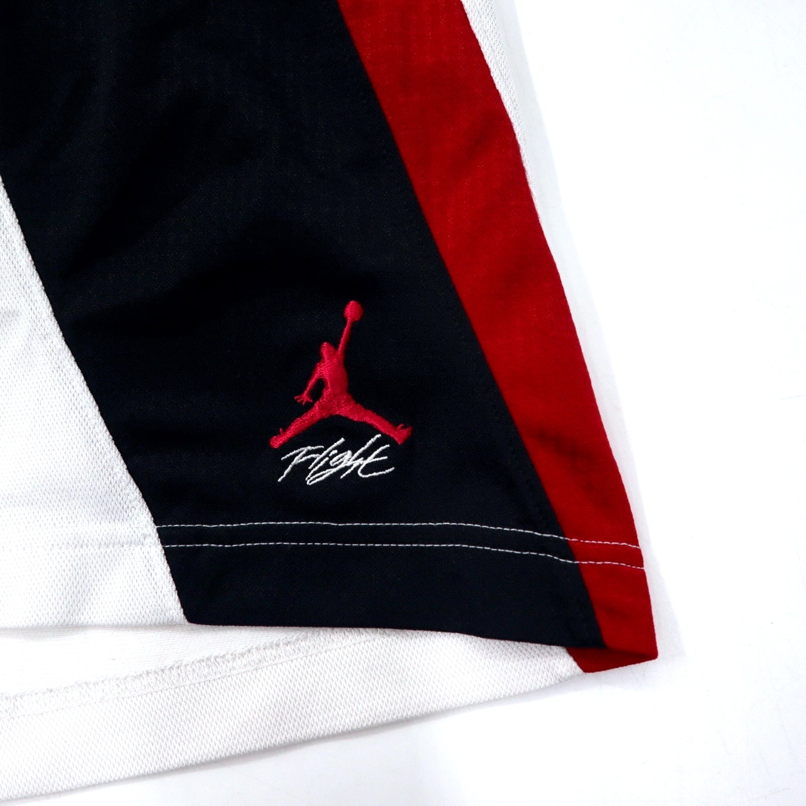 JORDAN BRAND (NIKE) Pantaloncini da gioco Pantaloncini corti da basket XXL Bianco Poliestere DRI-FIT Jumpman