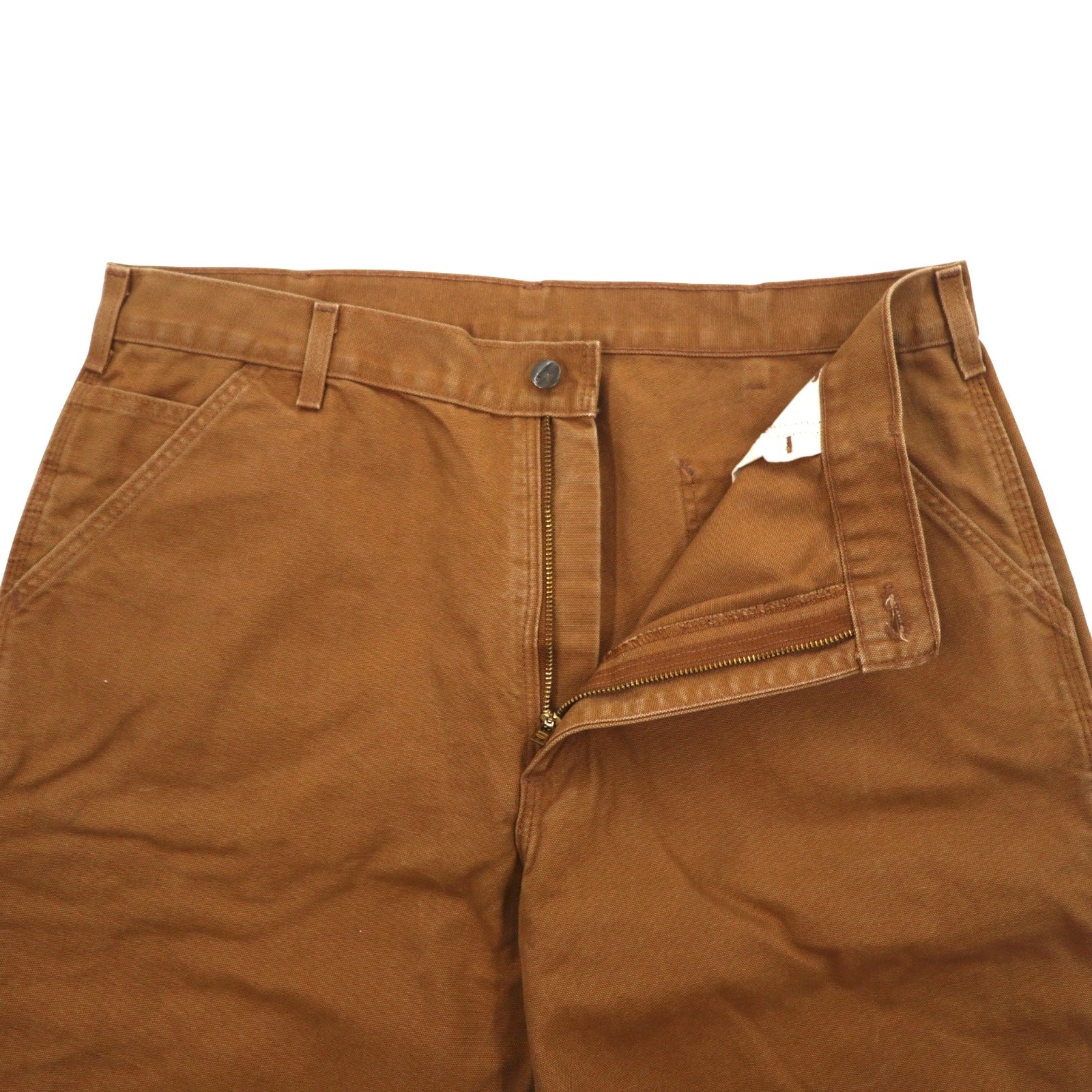 Carhartt pantaloni pittore loose fit in tela marrone lavato B11-BRN, Made in Mexico