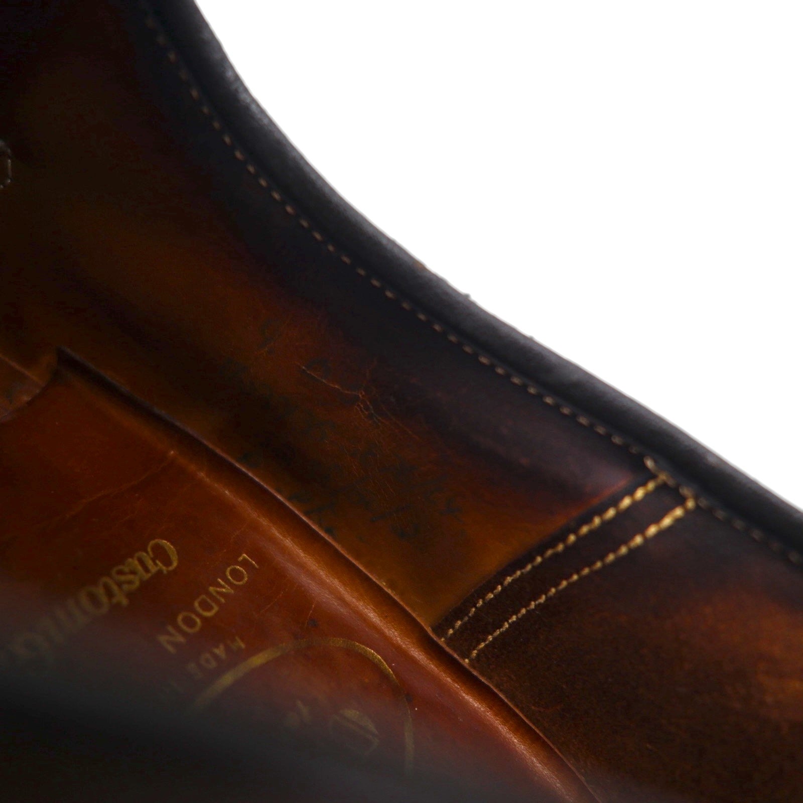 Church's Prodotto in Inghilterra anni '70 Horsebit Loafer Mocassini Scarpe Eleganti 28cm Pelle Custom Grade Two Cities