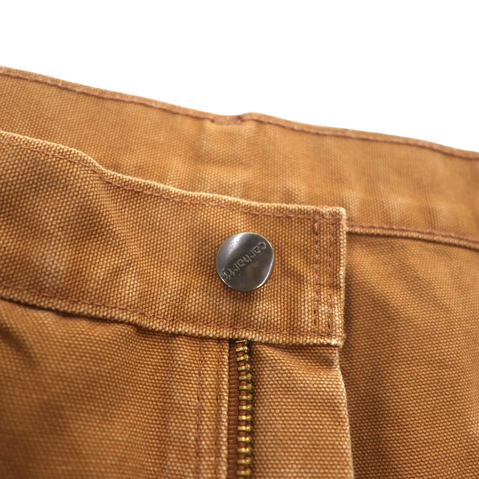 Carhartt pantaloni pittore loose fit in tela marrone lavato B11-BRN, Made in Mexico