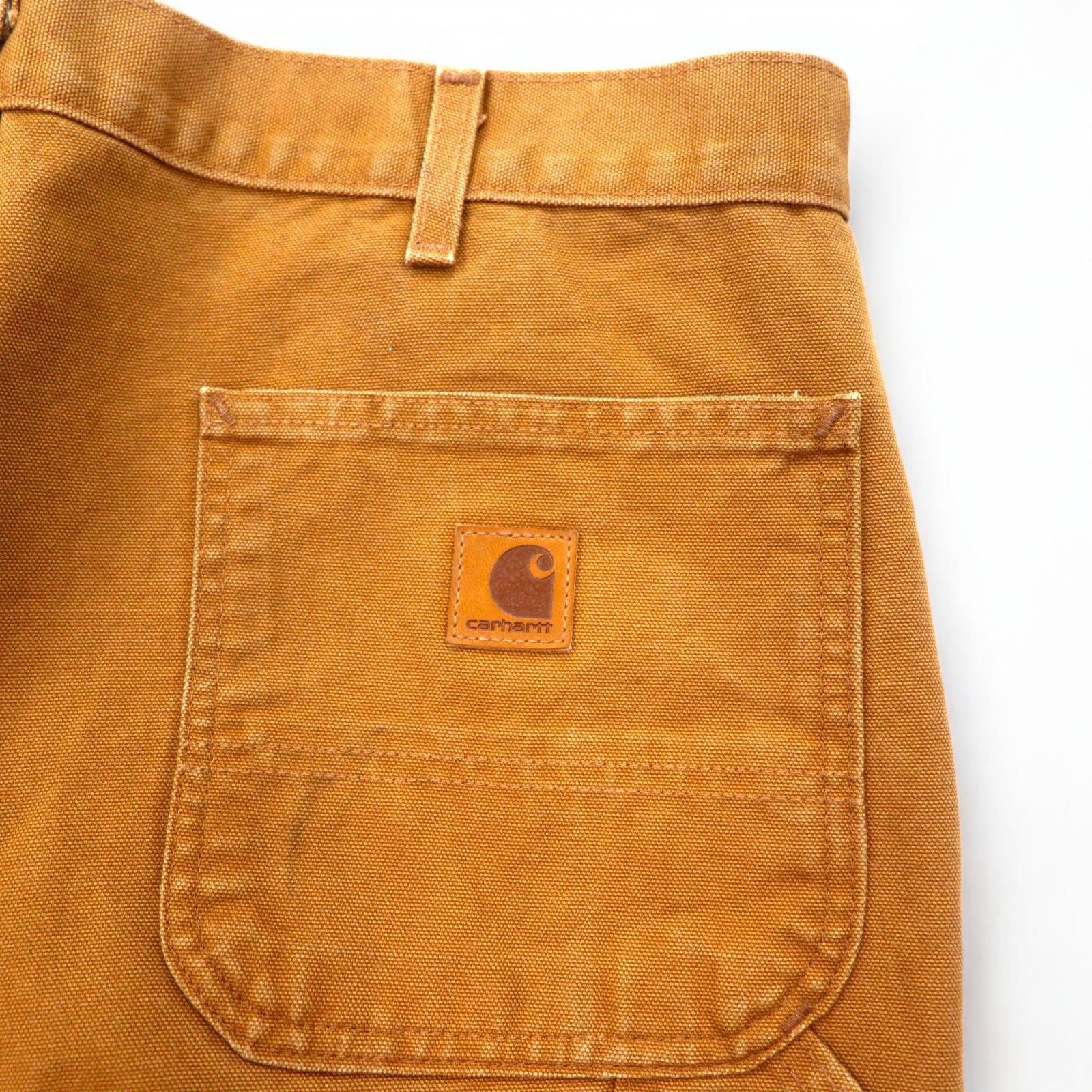 Carhartt pantaloni pittore loose fit in tela marrone lavato B11-BRN, Made in Mexico