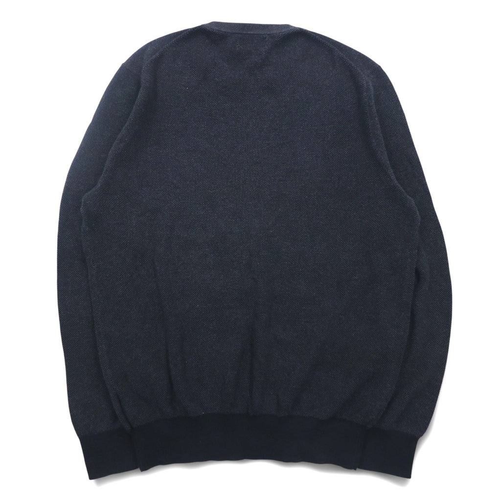 POLO RALPH LAUREN Maglione girocollo in cotone Pima, taglia M, grigio, con ricamo Small Pony