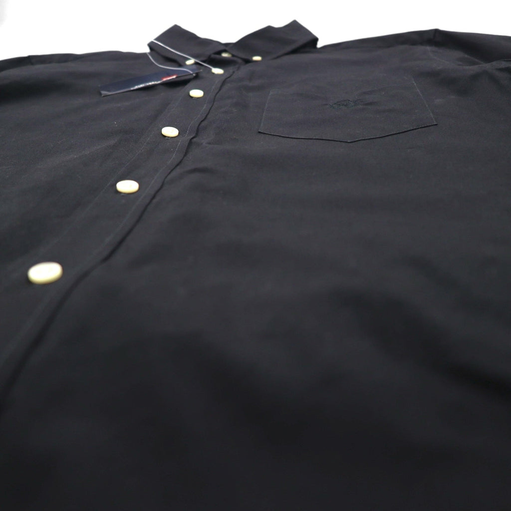 CHAPS Ralph Lauren ボタンダウン シャツ L ブラック エルボーパッチ 未使用品
