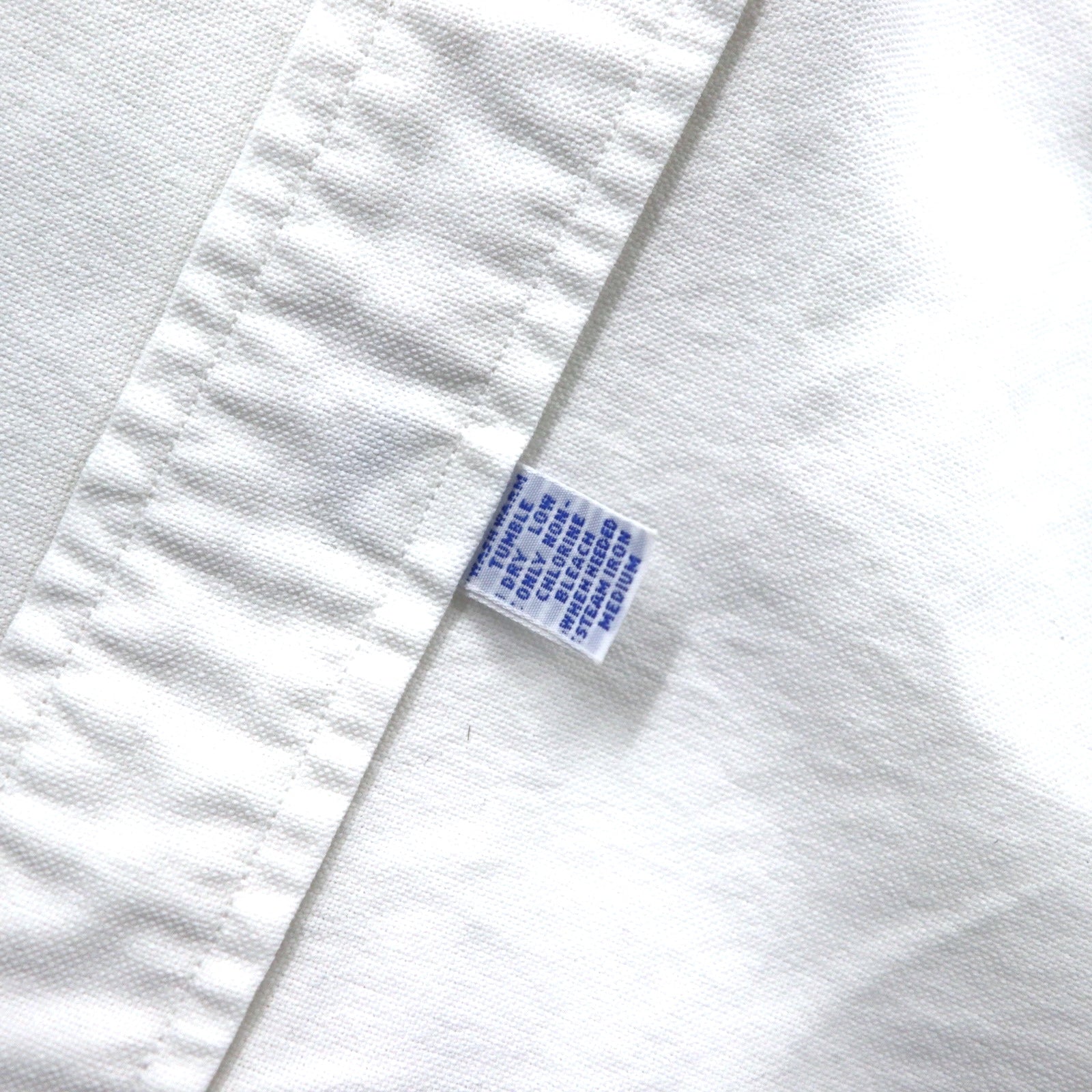 Camicia button-down Oxford Ralph Lauren 17.5-35 bianca, in cotone, con piccolo pony ricamato, taglia grande