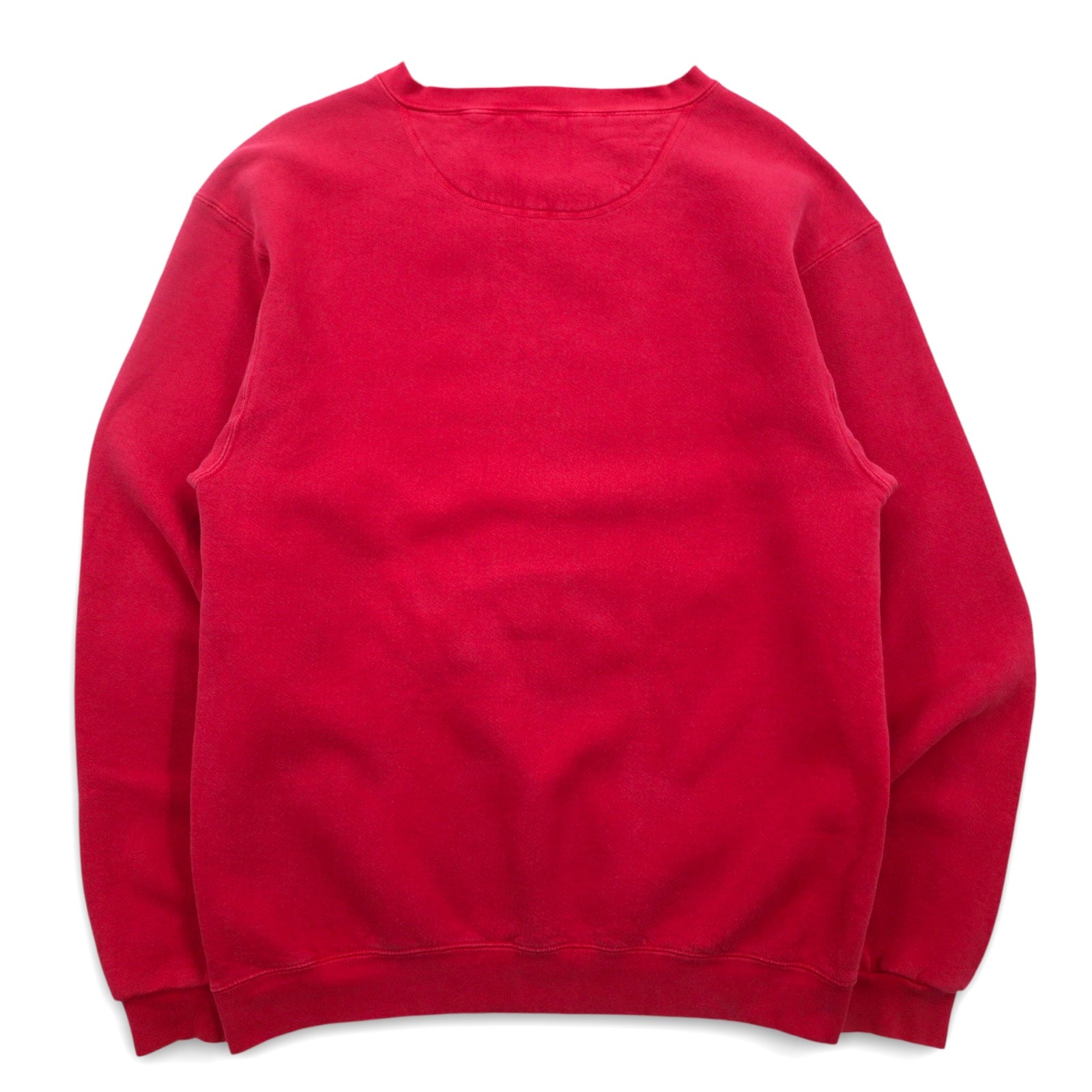 Lee anni '90 USA PREMIUM COTTON felpa L rosso cotone ricamo ad arco SANIBEL ISLAND
