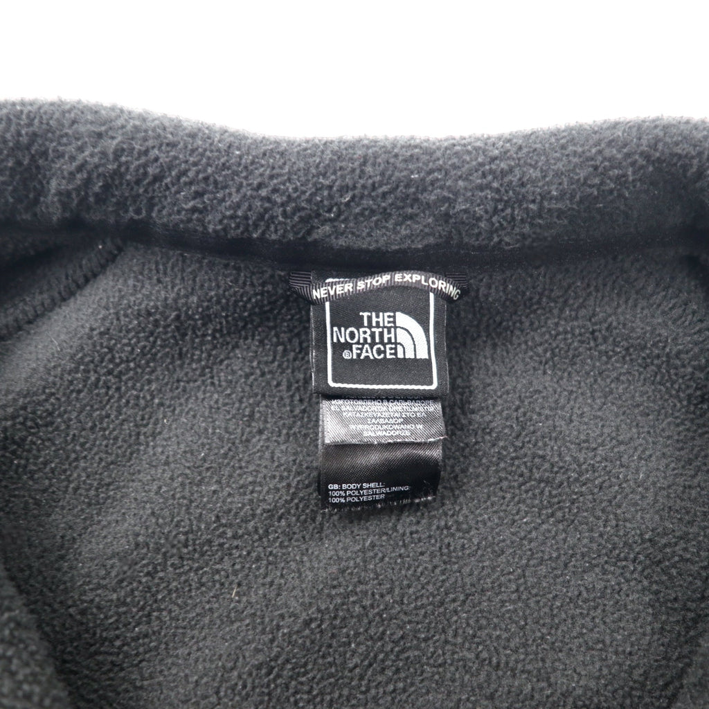 THE NORTH FACE Giacca in pile full zip L nero poliestere ricamo logo singolo