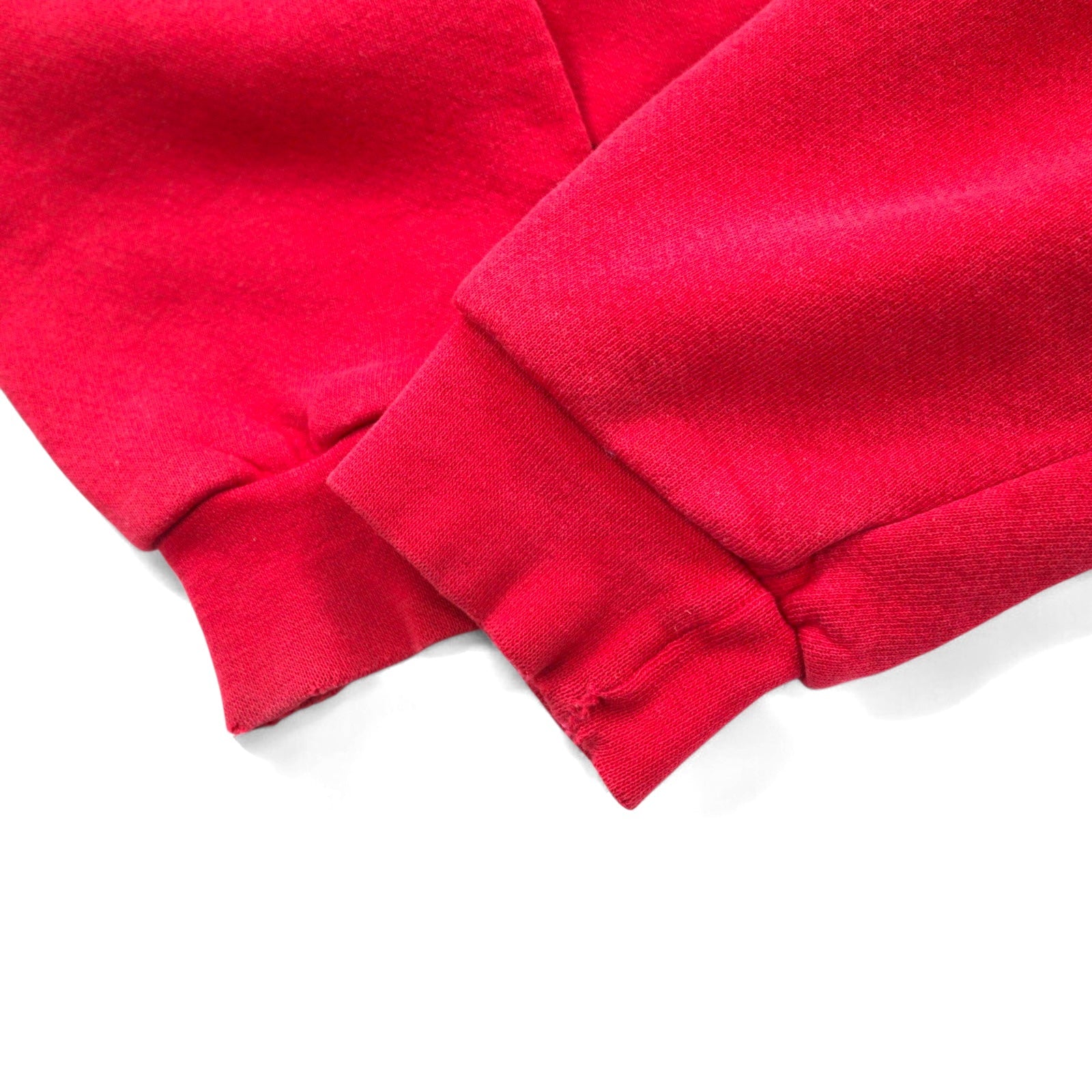 Lee anni '90 USA PREMIUM COTTON felpa L rosso cotone ricamo ad arco SANIBEL ISLAND
