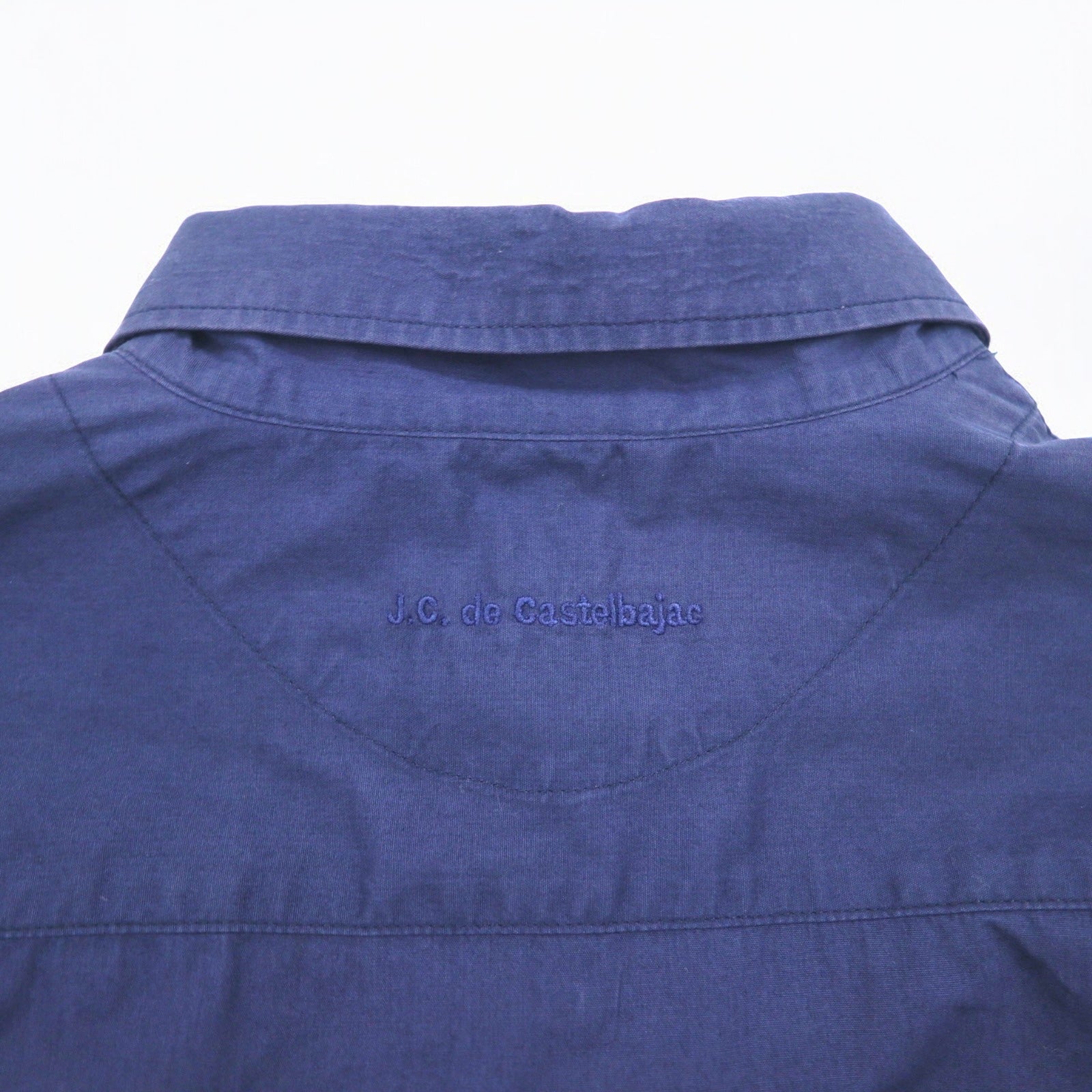 JC de Castelbajac × WARNER BROS Camicia button-down italiana anni '90 L Blu navy LOONEY TUNES Bugs Bunny Ricamo