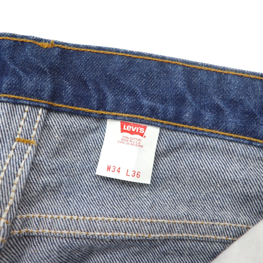 Levi's 90年代 USA製 オレンジタブ 517 ブーツカット デニムパンツ 34 ブルー コットン ボタン裏575 ジッパーフライ 20517-0217