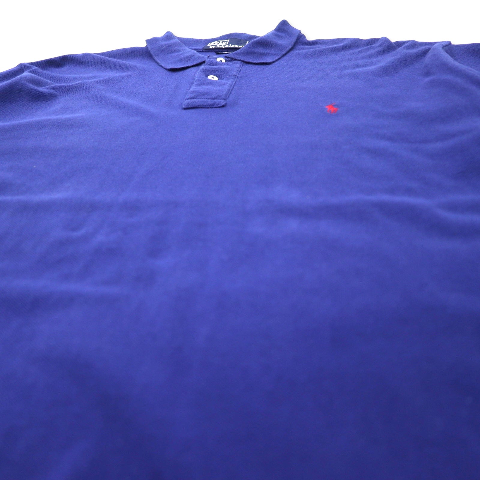 Polo by Ralph Lauren Polo XL Blu Cotone Piquet Ricamo Piccolo Cavallo Oversize