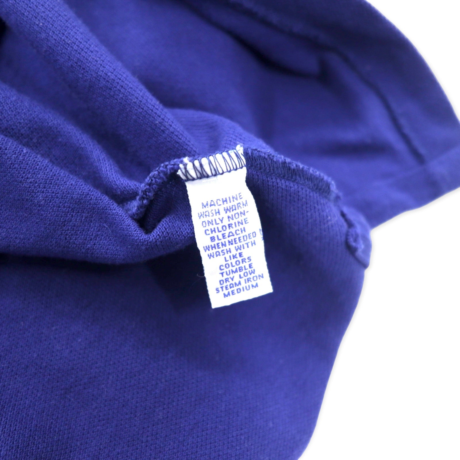 Polo by Ralph Lauren Polo XL Blu Cotone Piquet Ricamo Piccolo Cavallo Oversize