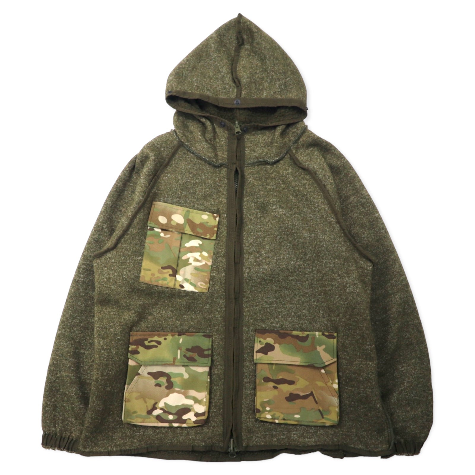 HOUSTON ECWSC Giacca da parka 3WAY per clima freddo XL Cachi Camouflage Nylon Idrorepellente Fodera in pile rimovibile Militare US ARMY ECWCS PARKA COLD WEATHER 8405-01-228-1316