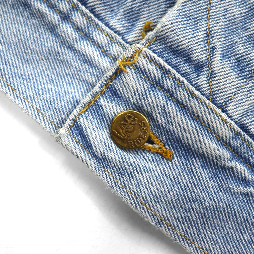 Giacca in denim Lee 101-J anni '80, taglia L, colore indaco, modello M.R. RIDERS PATD-153438