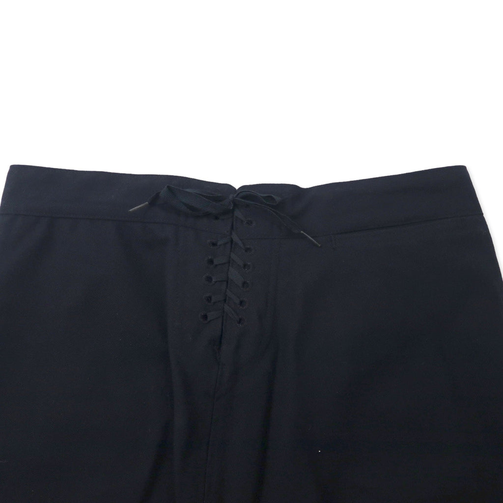 US NAVY 80年代 13ボタン ワイド セーラーパンツ 34R ネイビー メルトン ウール ミリタリー 8405-01-076-6024 GARMENT CORPORATION