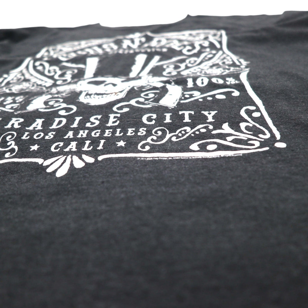 GUNS N' ROSES T-shirt rock band XL grigio cotone PARADISE CITY teschio bravado made in Mexico