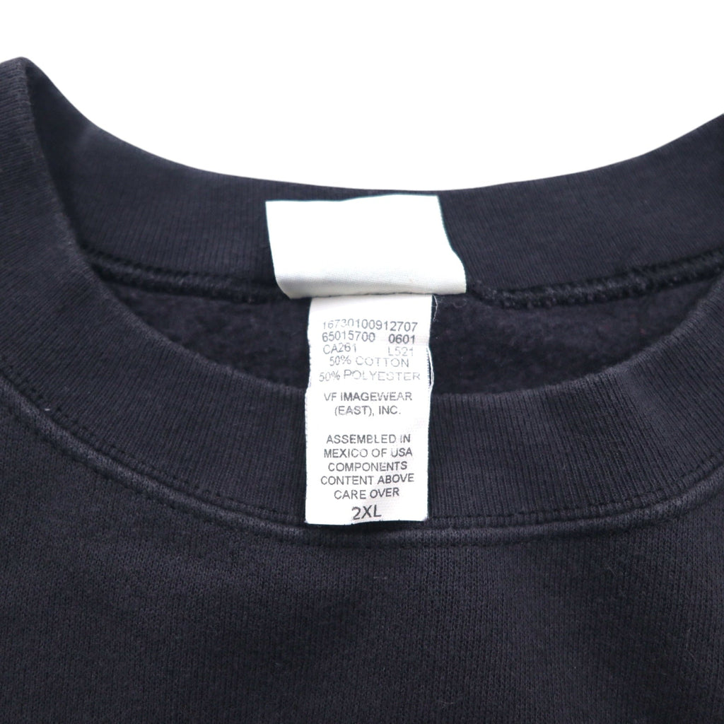 Lee SPORT 90年代 NFL プリント スウェット 2XL ブラック コットン 裏起毛 PHILADELPHIA EAGLES