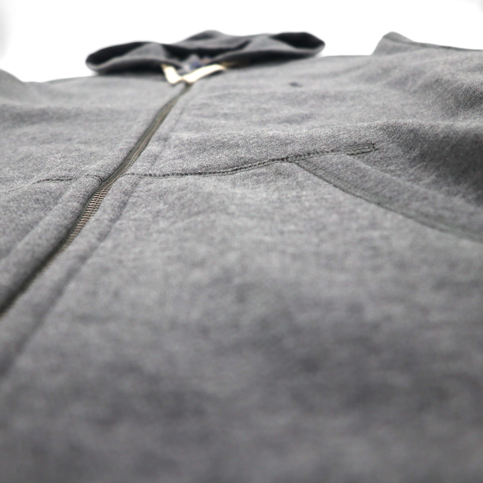 Polo Ralph Lauren Reverse Weave Full-Zip Hoodie L Grigio Cotone Ricamo Small Pony