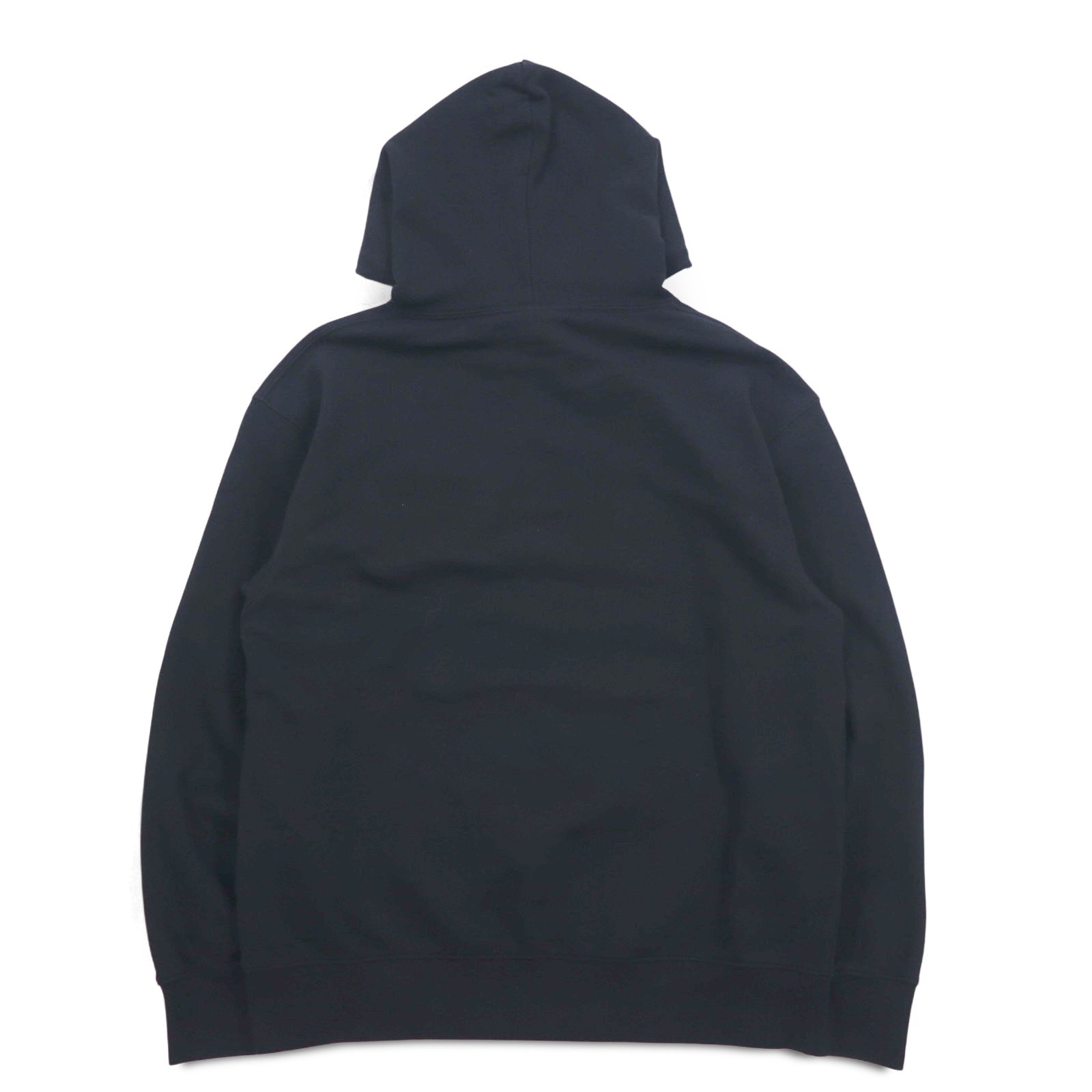 Champion Felpa con cappuccio pullover Nera in cotone con maxi logo Taglia M C3-R101