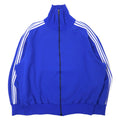 adidas Giacca sportiva anni '70, made in ex-Jugoslavia, taglia 5, blu, poliestere, 3 strisce