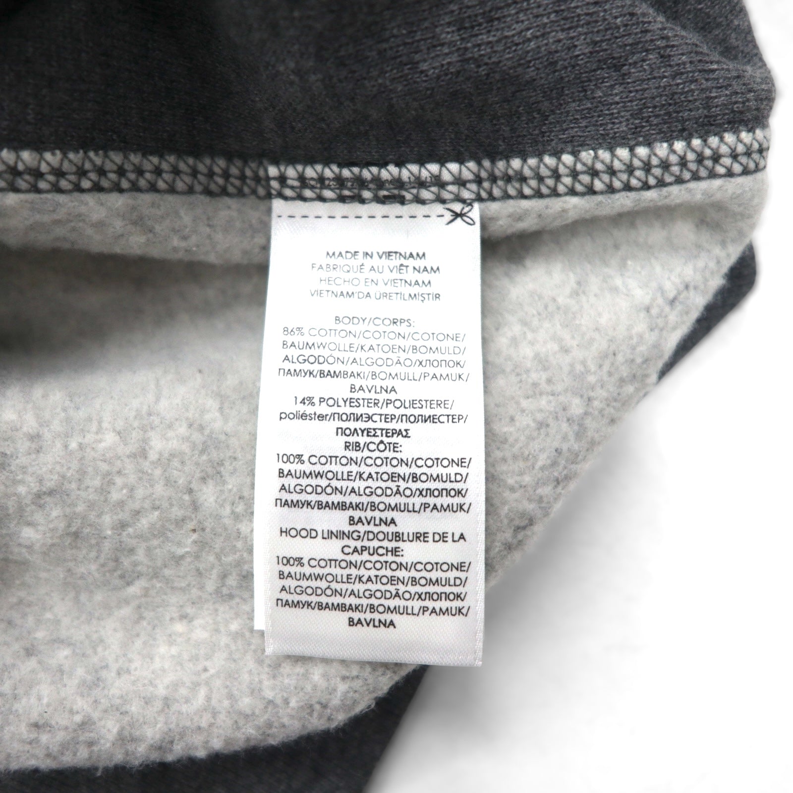 Polo Ralph Lauren Reverse Weave Full-Zip Hoodie L Grigio Cotone Ricamo Small Pony