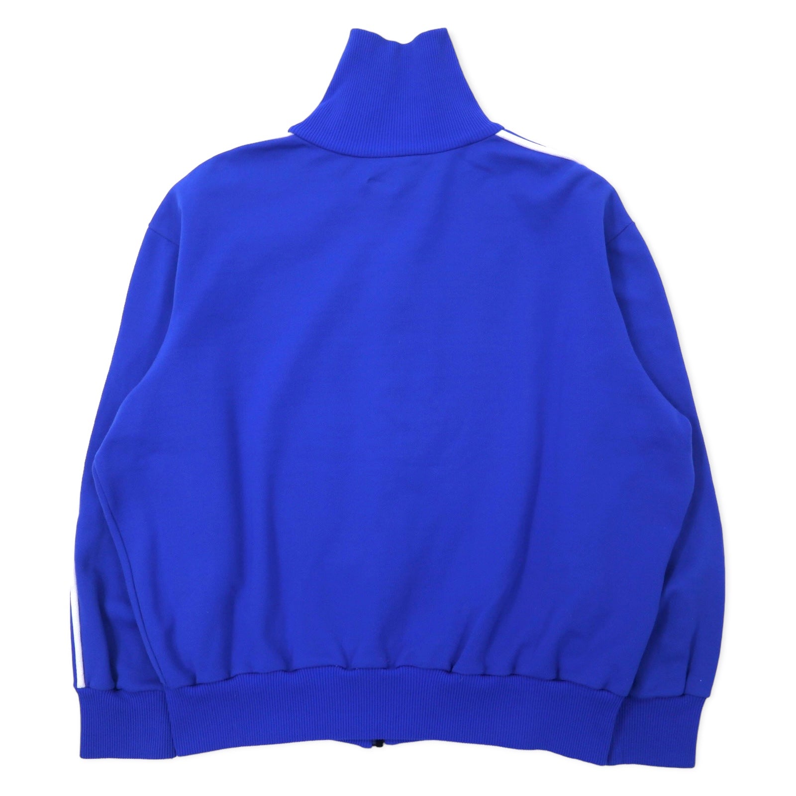 adidas Giacca sportiva anni '70, made in ex-Jugoslavia, taglia 5, blu, poliestere, 3 strisce