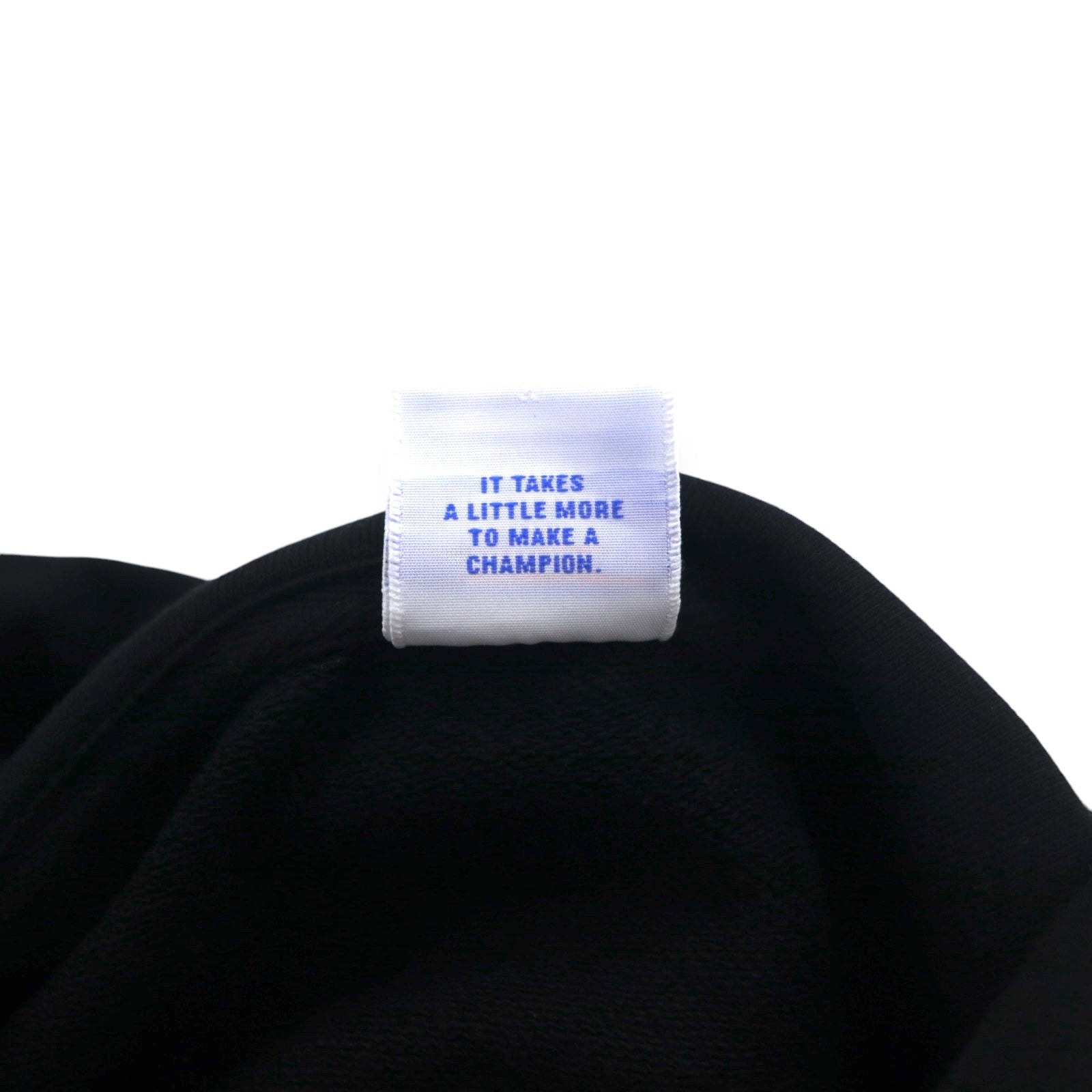 Champion Felpa con cappuccio pullover Nera in cotone con maxi logo Taglia M C3-R101