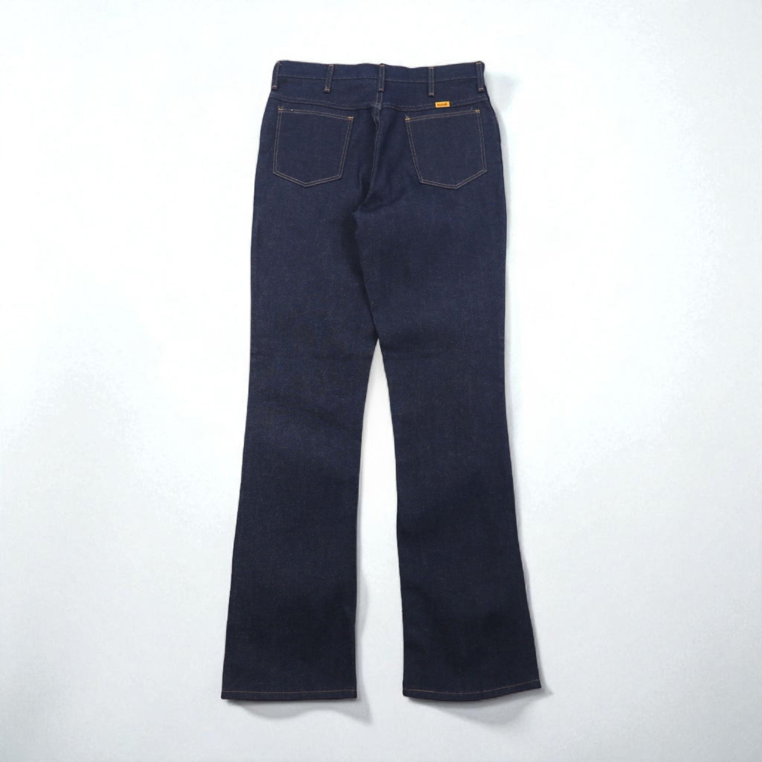 RUSTLER ( Wrangler ) 90年代 リジッド フレア デニムパンツ ジーンズ L インディゴ ブーツカット 87620NV