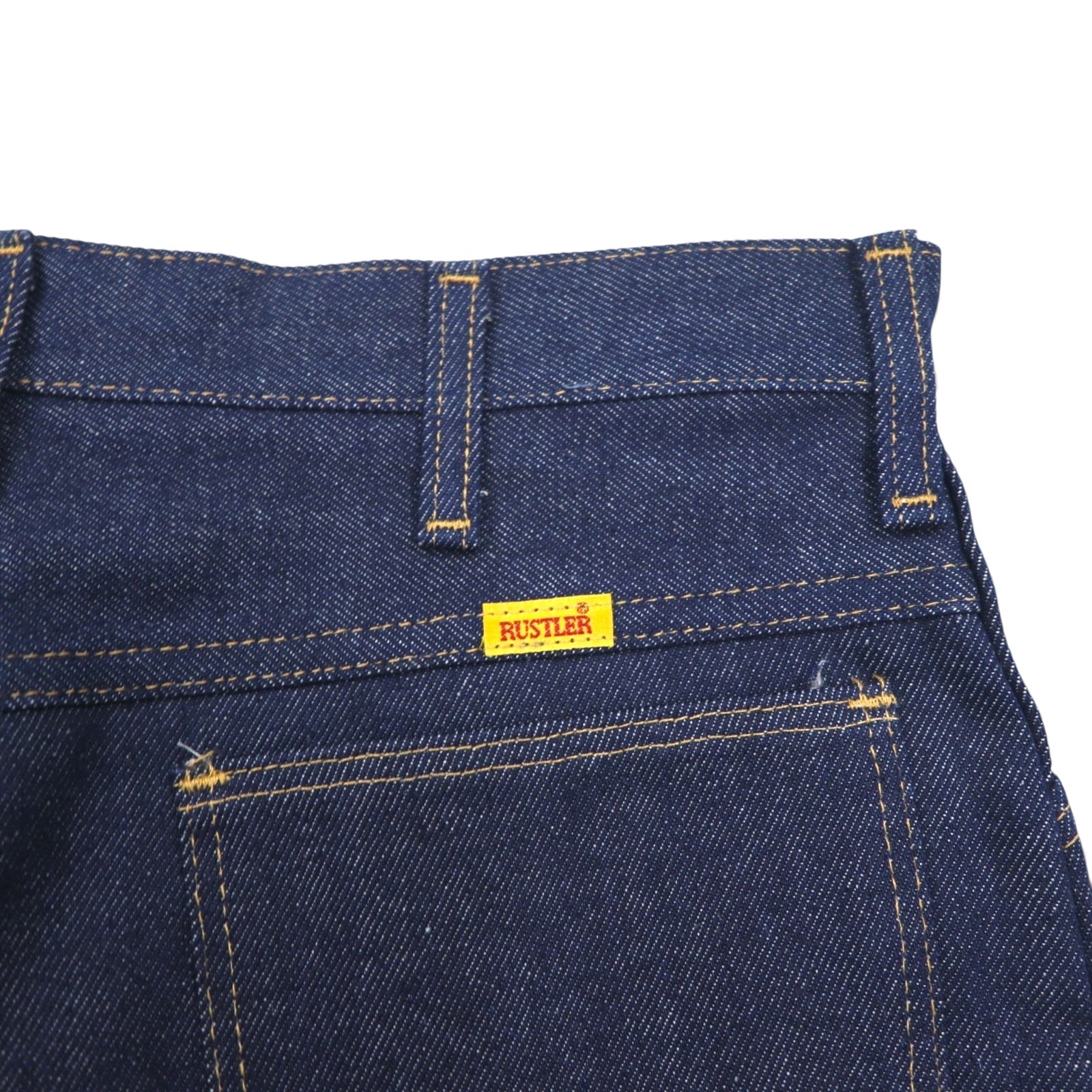 RUSTLER ( Wrangler ) 90年代 リジッド フレア デニムパンツ ジーンズ L インディゴ ブーツカット 87620NV