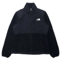 THE NORTH FACE デナリジャケット POLARTEC フリース S ブラック ポリエステル ワンポイントロゴ刺繍
