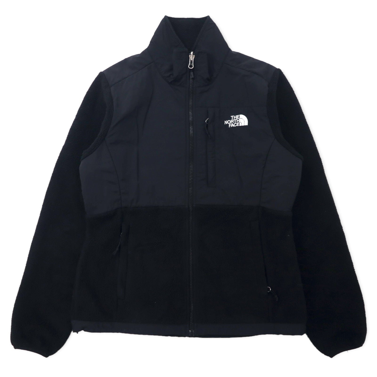 THE NORTH FACE デナリジャケット POLARTEC フリース S ブラック ポリエステル ワンポイントロゴ刺繍