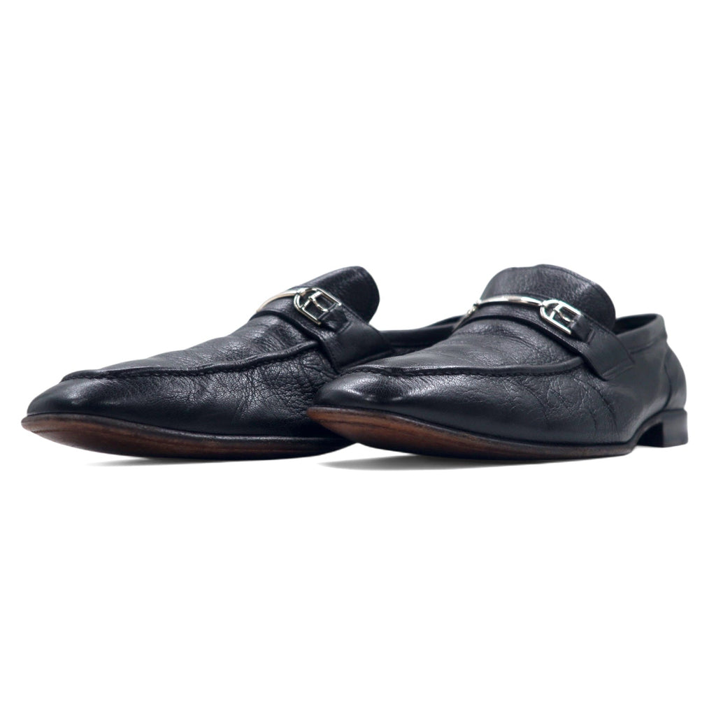 BALLY スイス製 ビットローファー 27cm ブラック レザー BRIAN