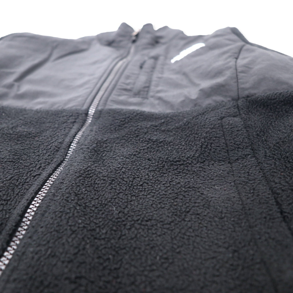 THE NORTH FACE デナリジャケット POLARTEC フリース S ブラック ポリエステル ワンポイントロゴ刺繍