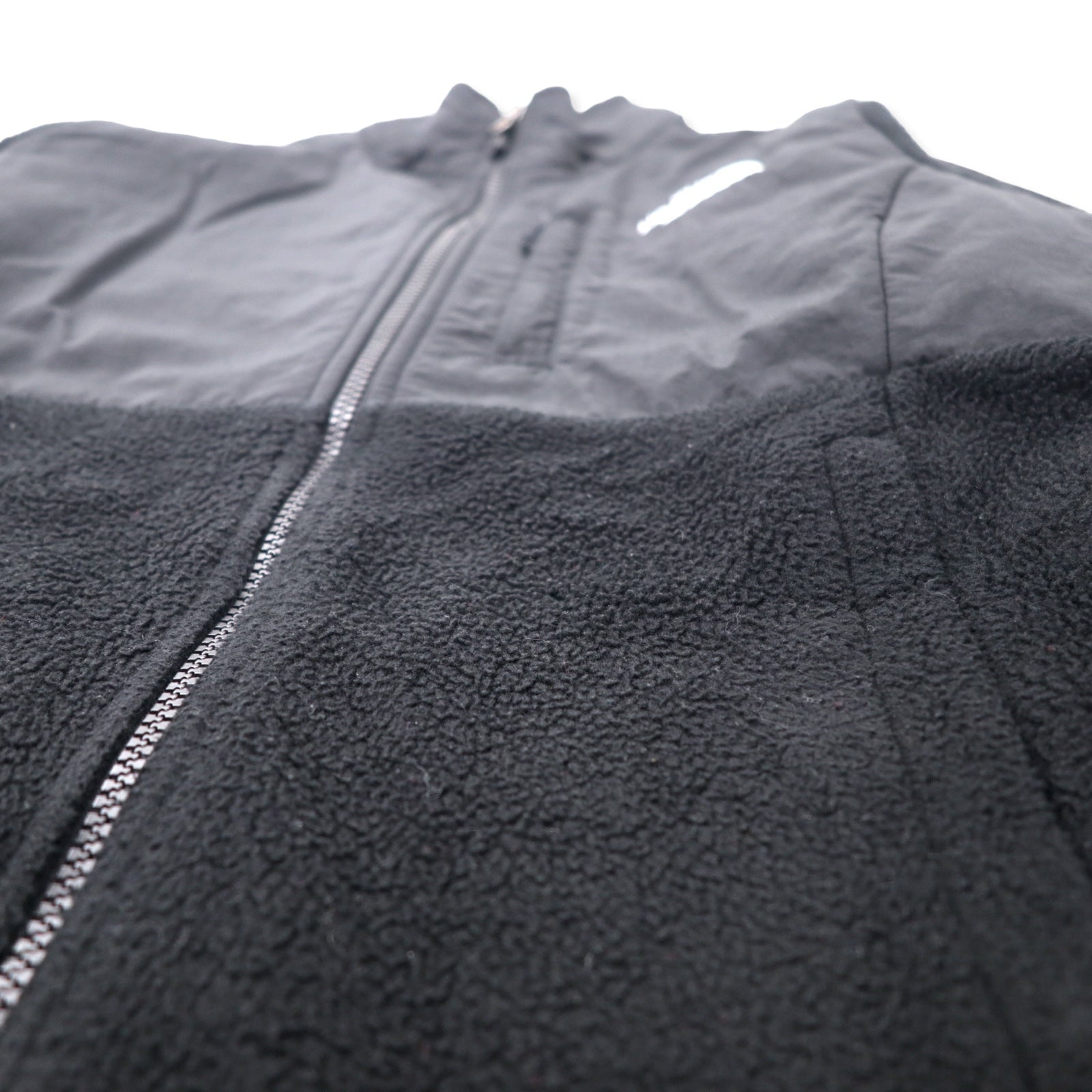 THE NORTH FACE デナリジャケット POLARTEC フリース S ブラック ポリエステル ワンポイントロゴ刺繍