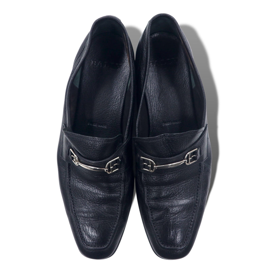 BALLY スイス製 ビットローファー 27cm ブラック レザー BRIAN