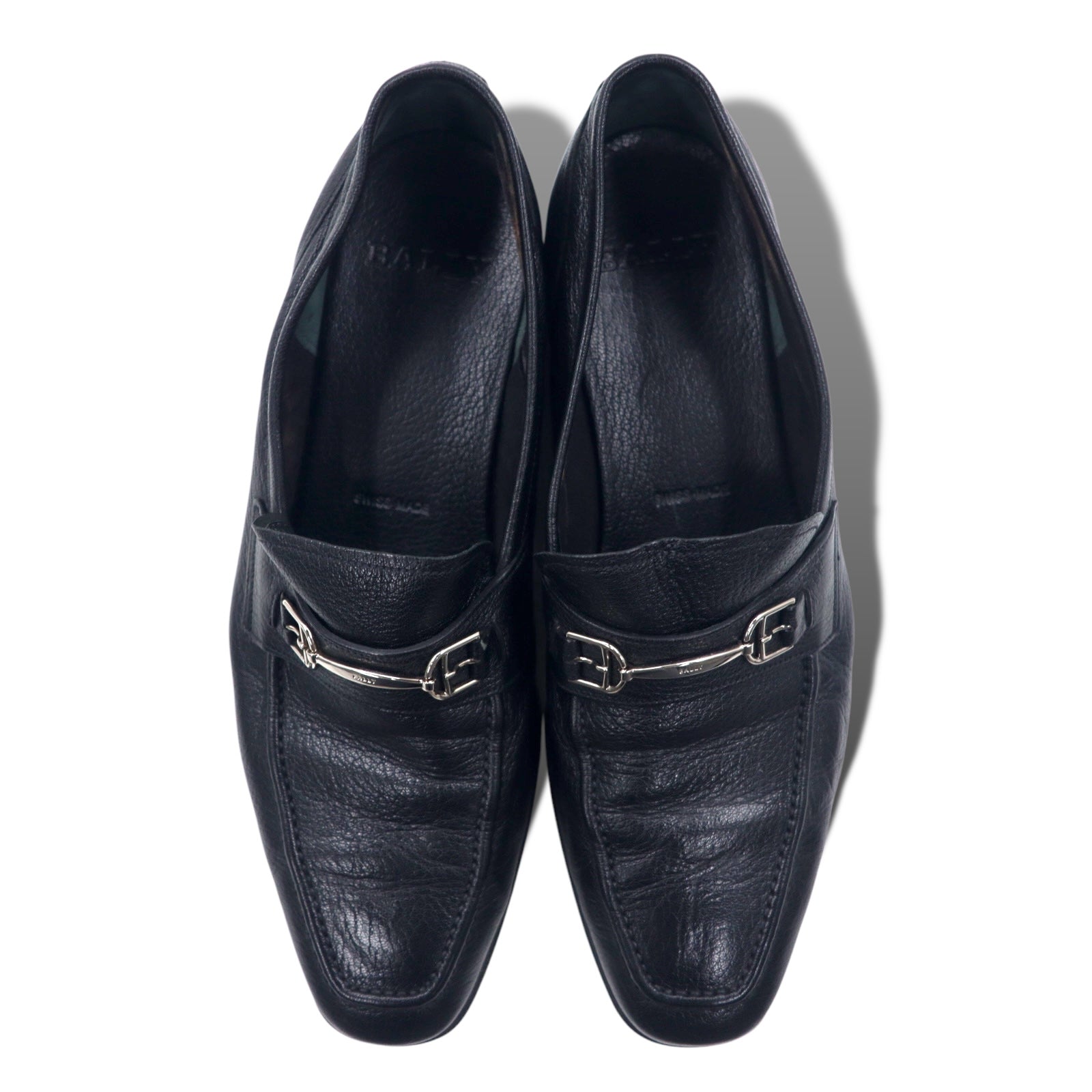 BALLY スイス製 ビットローファー 27cm ブラック レザー BRIAN