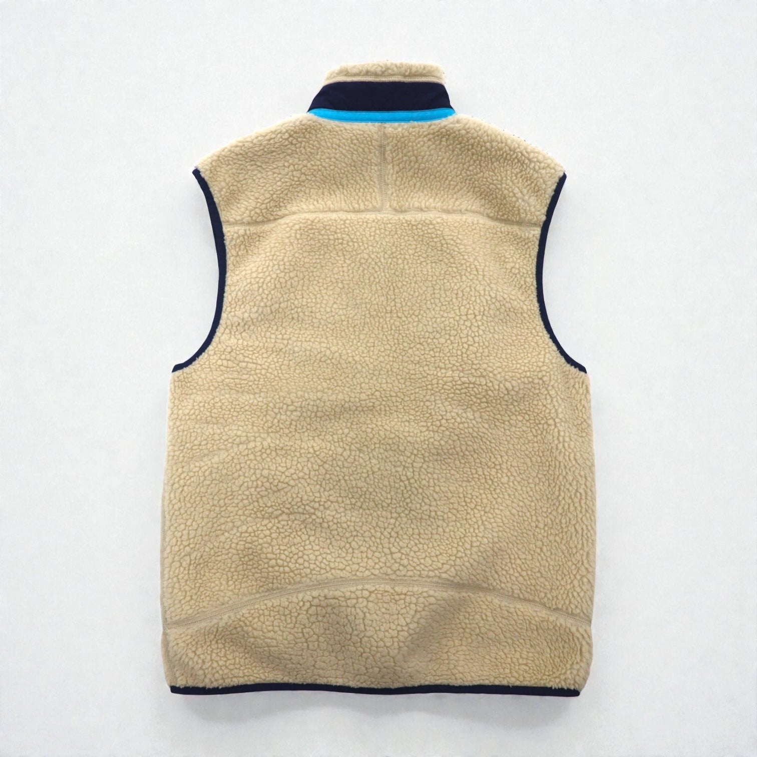 Patagonia クラシック レトロ X Classic RetroX Vest ボア フリースベスト S ナチュラル × ネイビー 23047