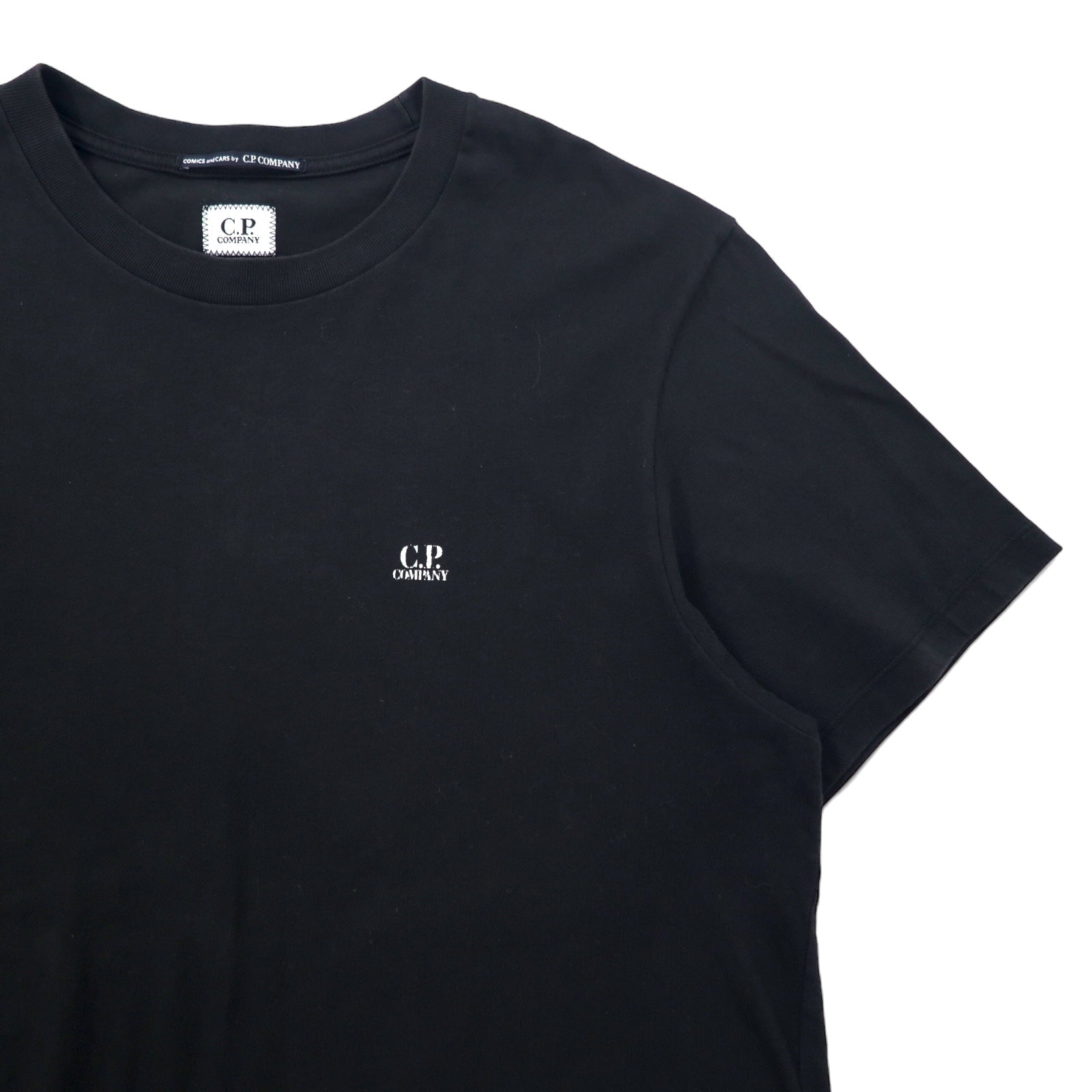 COMICS and CARS by C.P.COMPANY T-shirt Made in Italy L Black Cotton Cartoon Back Print T-shirt Black 999 06CMTS193A