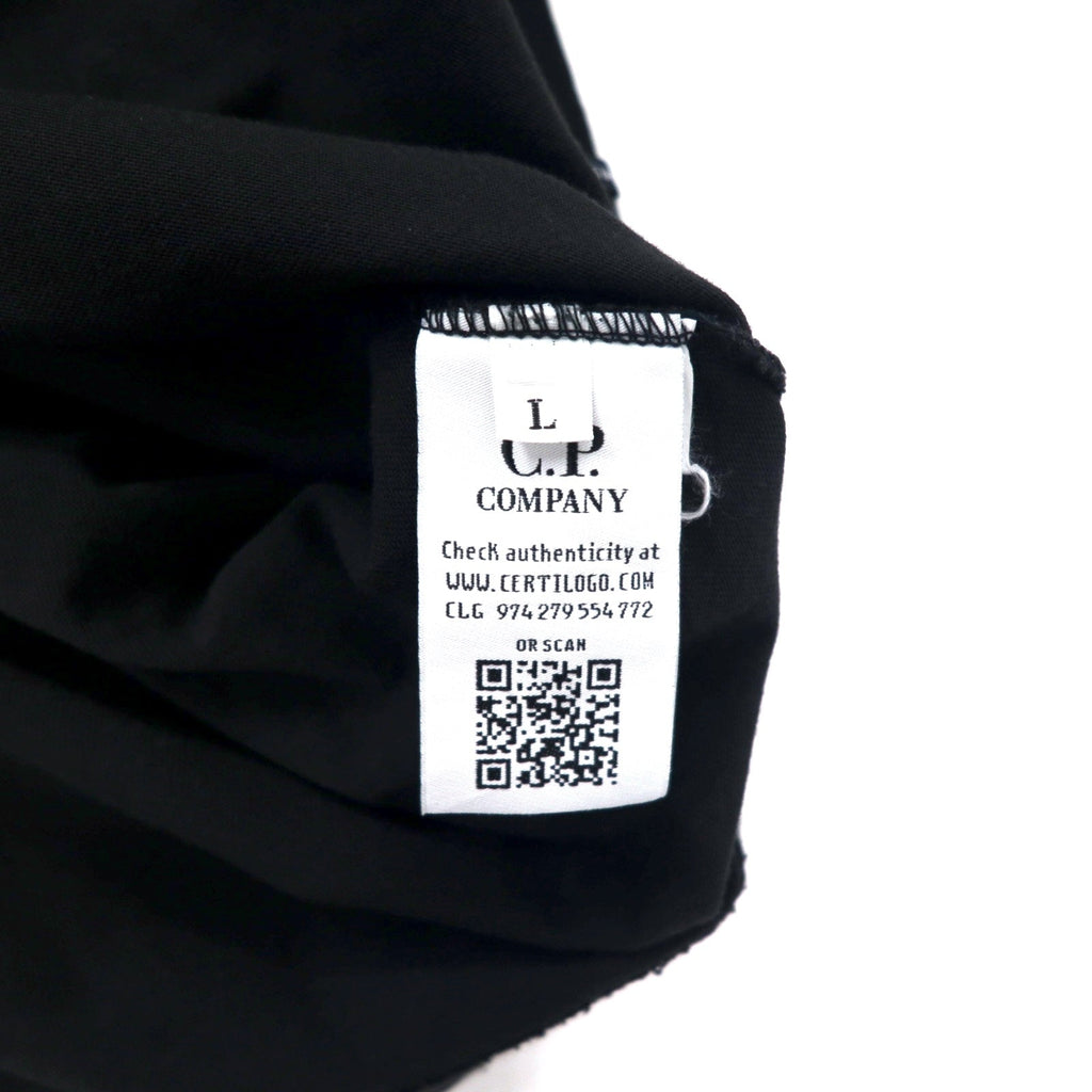 COMICS and CARS by C.P.COMPANY T-shirt Made in Italy L Black Cotton Cartoon Back Print T-shirt Black 999 06CMTS193A