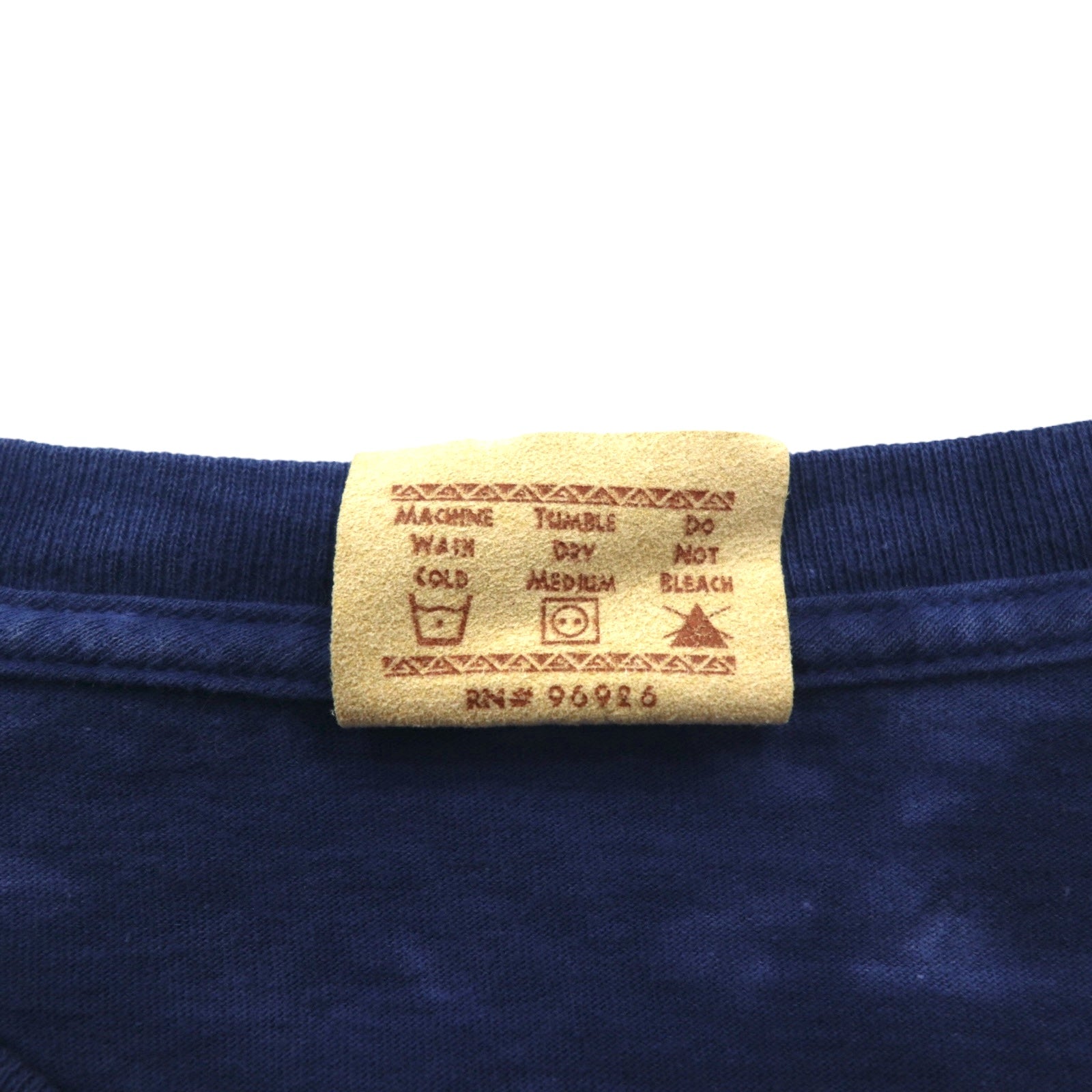 THE MOUNTAIN T-shirt a maniche lunghe XXL blu navy Stati Uniti tie-dye Bandiera americana Aquila Prodotto in Messico