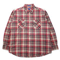 PENDLETON フランネルシャツ XL レッド チェック コットン HIKER SHIRT