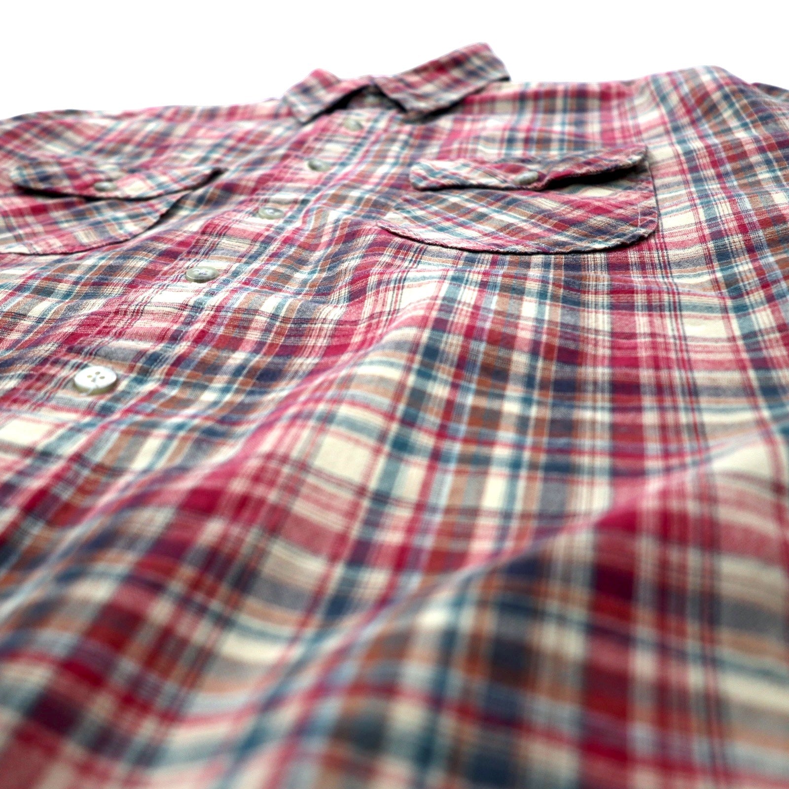 PENDLETON Camicia in flanella XL, rossa a quadri, cotone HIKER SHIRT