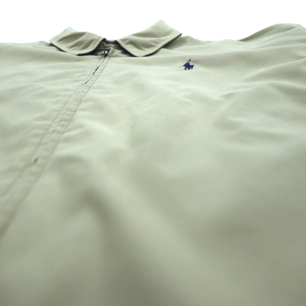Polo Ralph Lauren 90年代 スウィングトップ ハリントンジャケット XL ベージュ チンストラップ スモールポニー刺繍